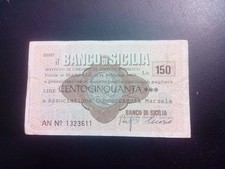 Banco sicilia 150 usato  Siena