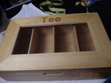 Teebox holz zur gebraucht kaufen  Mühlheim