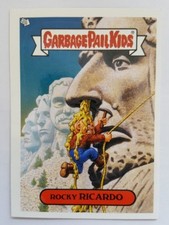 Tarjeta adhesiva Basura Pail Kids 86B Rocky Ricardo con pieza de rompecabezas GPK-58 segunda mano  Embacar hacia Mexico