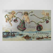 Cartolina natale cherubino usato  Spedire a Italy