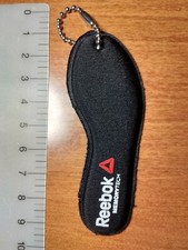 Chaveiro Reebok Chaveiro Espuma Sapato Inserção Fob Tag Tab Porte Clés Chaveiro Preto, usado comprar usado  Enviando para Brazil