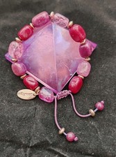 Pink red crackle for sale  PRESTON