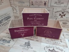 Wooden wine box for sale  CHIPPENHAM