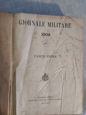 Giornale militare 1902 usato  Padova