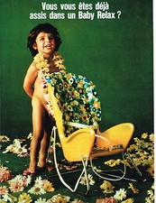 Publicite 1972 baby d'occasion  Le Luc