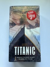 Titanic Vhs 2 Tapes Sealed Blockbuster Pre-viewed Vhs Tapes comprar usado  Enviando para Brazil