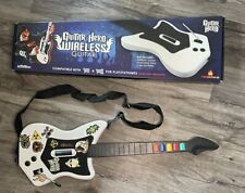 Guitar Hero Guitar PS2 sem fio branco vermelho octano 95025 sem dongle com caixa comprar usado  Enviando para Brazil
