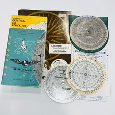 Lote antigo de folhetos/mapas de computador de voo Jeppesen modelo CR-3/CR-1, usado comprar usado  Enviando para Brazil