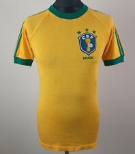 Camisa de futebol masculina PENALTY Home Brasil 1982 tamanho M amarela vintage anos 80 comprar usado  Enviando para Brazil