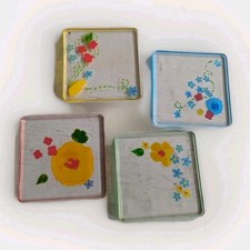 Floral drink coasters for sale  Vancouver