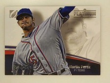 2012 Onyx Platinum Prospects - Martin Perez #PP35 /500 (RC), usado comprar usado  Enviando para Brazil