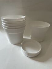 Set white plastic for sale  BARKING