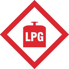 Lpg sign sticker for sale  WARE