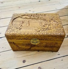 Vintage oriental carved for sale  LONDON
