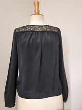 Maje blouse noire d'occasion  Hergnies