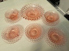 Vintage pink glass for sale  OSSETT
