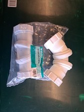 Wickes Multiflex Compression 40mm Waste Pipe Adjustable Bends  - PACK OF 2 for sale  SALTASH