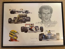 Tribute ayrton senna for sale  CREWE