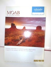 Usado, Papel fotográfico jato de tinta, marcas Moab e Epson.  caixas abertas tamanho 13 x 19 pol. comprar usado  Enviando para Brazil