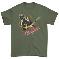 Foto retrô masculina Eric Clapton ao vivo com guitarra (se encaixa mais como um X-pequeno) por cima comprar usado  Enviando para Brazil