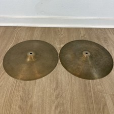 VINTAGE 14" SELO DE TRANSIÇÃO ZILDJIAN ULTRA FINO HI HAT PRATOS FÁBRICA 1954-70 comprar usado VINTAGE 14" SELO DE TRANSIÇÃO ZILDJIAN ULTRA FINO HI HAT PRATOS FÁBRICA 1954-70 comprar usado  Enviando para Brazil