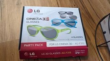 Usado, LG AG-F315 3D Party Pack mit 4 Cinema 3D Brillen OVP passiv für Cinema 3D TV comprar usado  Enviando para Brazil