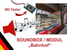 Soundbox Soundmodul BAHNHOF Modellbahn Sound +Lautsprecher+Taster Netz comprar usado  Enviando para Brazil