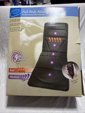 Tapete de massagem Health Touch corpo inteiro dupla face 5 motores de vibração com calor comprar usado  Enviando para Brazil