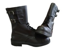 Combat leather boots usato  Torino