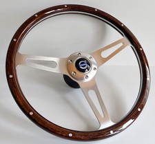 Volante serve para VOLVO Usado Madeira Clássico Vintage 380mm P1800 P1800 ES comprar usado  Enviando para Brazil