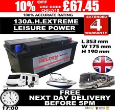 12v 130ah 130 for sale  LUTON
