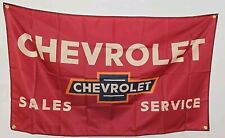  Chevrolet Sales Service Car Enthusiast 3x5 pés bandeira homem caverna Hot Rod SS  comprar usado  Enviando para Brazil
