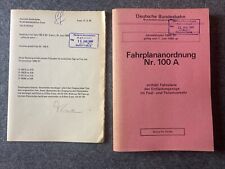 Fahrplananordnung 100 juni gebraucht kaufen  Regensburg