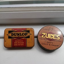 Old tins dunlop for sale  BENFLEET