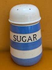 Green cornishware sugar for sale  BELPER