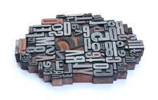 Caratteri tipografici legno usato Caratteri tipografici legno usato  San Pietro in Casale