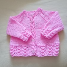 Hand knitted cardigan for sale  DARWEN