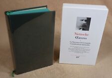 Pleiade nietzsche oeuvres d'occasion  Beaurieux