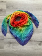 Regenbogen tuch schultertuch gebraucht kaufen  Meerbeck