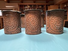 Punched copper sconce for sale  Placitas