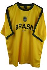 Camiseta de fútbol de entrenamiento Nike CBF Brasil 2002 talla L para hombre vintage segunda mano  Embacar hacia Argentina