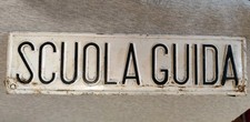 Targa metallica vintage usato  Ravenna