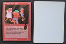 Signed mtg magic d'occasion  Expédié en Belgium
