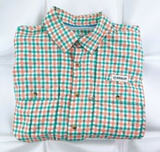 Camisa masculina Magalhães tamanho G equipamento de peixe pavio magnético quadriculado botão para cima ventilada para trás comprar usado  Enviando para Brazil