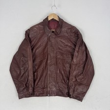 Leather flight jacket d'occasion  Expédié en Belgium