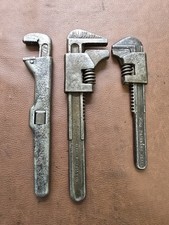 Vintage adjustable wrenches for sale  WARRINGTON