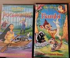 Pocahontas bambi vhs usato  Lamezia Terme