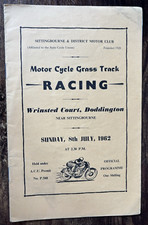 Grass track 1962 for sale  SHEFFIELD