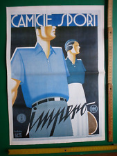 Poster pubblicità camicie usato  Faenza