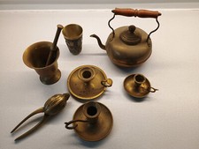 Messing teekanne kerzenstände gebraucht kaufen  Quickborn